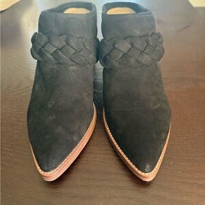 DV by Dolce Vita Black Mules with Braided Detail